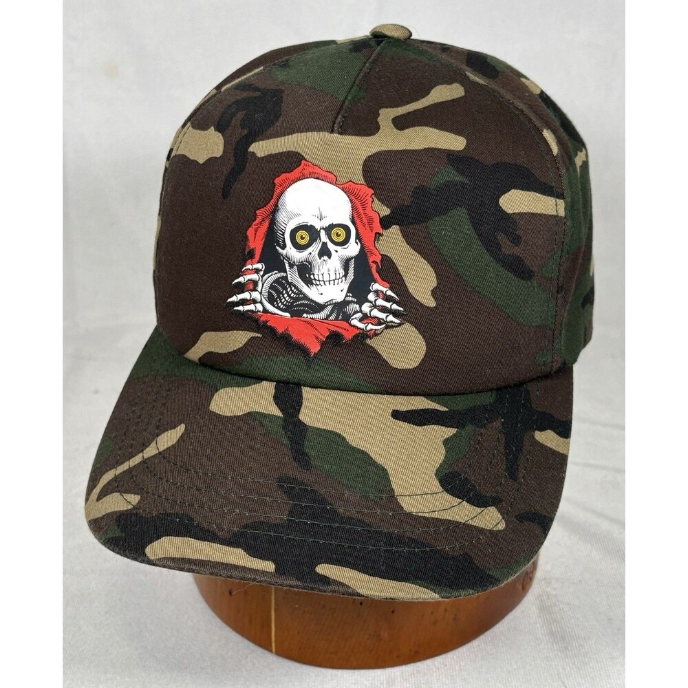Powell Peralta Ripper 2 Camo SnapBack Hat Cap Adjustable